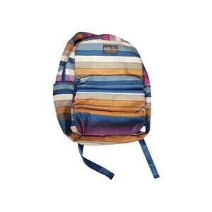 Matilda Jane All The Homework Striped Backpack 17 x 13" Large